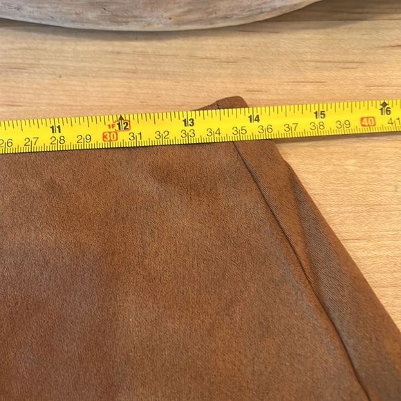 Boho faux suede fringe skirt - Picture 3 of 4